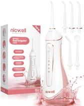 Water Dental Flosser sem fio Nicwell 4 modos IPX7 à prova d'água Water Dental Flosser sem fio Nicwell 4 modos IPX7 à prova d'água