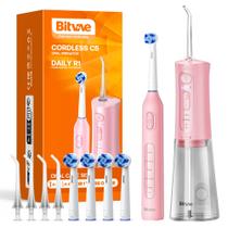Water Dental Flosser Teeth Picks Bitvae C5+R1 Pink Water Dental Flosser Teeth Picks Bitvae C5+R1 Pink