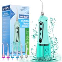 Water Dental Pink Flosser Grinest 7 modos recarregável verde