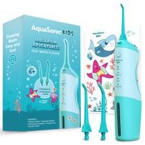 Water Flosser Aquasonic Kids 6+ com bico padrão e ortodôntico Water Flosser Aquasonic Kids 6+ com bico padrão e ortodôntico