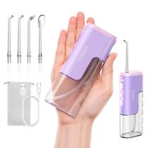Water Flosser COSLUS Mini T40 portátil sem fio rosa roxo
