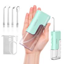 Water Flosser COSLUS Mini T40 portátil sem fio verde