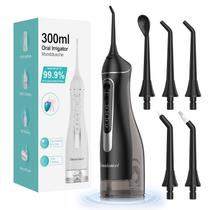 Water Flosser Omnismei 300mL, portátil, elétrico sem fio Water Flosser Omnismei 300mL, portátil, elétrico sem fio