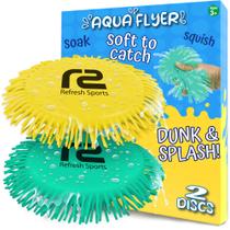 Water Flying Discs Refresh Sports, pacote com 2 brinquedos Soft Splash