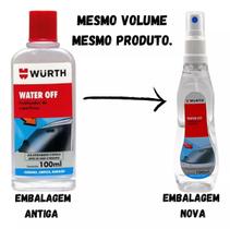 Water Off Cristalizador e Repelente Vidros Wurth 100ml