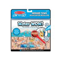 Water Wow! Melissa & Doug - Caderno de Atividades Reutilizável - Ao Redor da Cidade