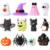 Watersay, 12 peças de contas de silicone 3D de Halloween, 20-30 mm, faça você mesmo