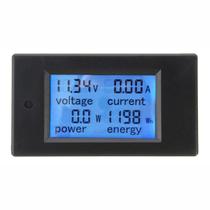 Wattímetro Voltímetro Amperímetro 12v 24 Solar Dc 20a