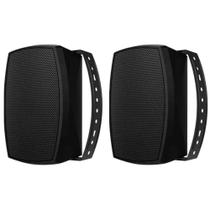 Wave One WOD125 Par de Caixas Acústicas Outdoor e Indoor com Woofer 5,25" 125W IP56 UV Preto