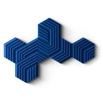 Wave Panels Elgato - Starter Kit ,6 painéis de tratamento acústico,espuma, Azul - 10AAL9901