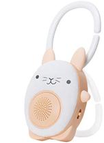 WavHello Portable Baby Sleep Soother - Recarregável Bluetooth Noise Machine Travel Sound Speaker Ótimo para berços, carrinhos, assento de carro e muito mais - Bella The Bunny Soundbub, Branco