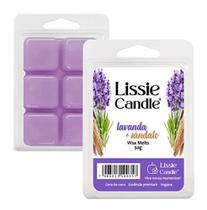 Wax Melts Lavanda & Sândalo 50g - Tablete Aromático - Lissie Candle