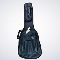 Wb bag p/violao folk prime couro preta cod 19742 Wb bag p/violao folk prime couro preta cod 19742
