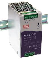 WDR-240 - Fonte de Alimentação Chaveada 240Watts, Função PFC, Trilho DIN