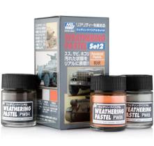 Weathering Pastel Set 2 Pastel Em Pó Gunze Gupp102