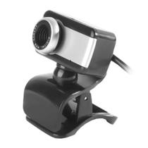 Web Cam BrazilPc V4 c/ Mic 640x480mp Preto / Prata