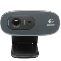 Web cam usb hd 720p c270 com microfone preto logitech