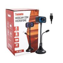 Web camera usb com microfone 1080p hd com led marca tomate mt1085