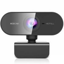 Webcam 1080P Webcam Full Hd Com Microfone Para Chamadas De Vídeo, Câmera Webcam De Streaming Ideal De 2 Micro