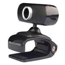Webcam 480p Plug & Play USB Campo de Visão 100 Graus Multilaser