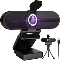 Webcam 4K com microfone,8 megapixels Web Cam, Ultra HD Web Camera for Computers,Webcam for Laptop Desktop, Webcam USB com Capa de Privacidade, Webcam de Streaming Pro para Chamada de Vídeo