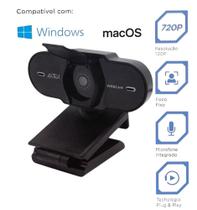 Webcam Auto Foco com Microfone integrado USB 2.0 Plug And Play Incluindo Tampa De Privacidade