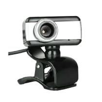 Webcam BrazilPC V4 1.5MP 640x483 C/ Microfone USB - Preto/Prata