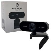 Webcam Bril Pc W6, Full Hd 1080P, Microfone, Preto, Usb,