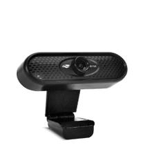 Webcam C3Tech HD 720P USB 2.0 30 FPS Microfone Embutido - WB-71BK PT