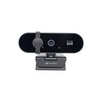 Webcam C3TECH WB-150BK, Full HD 1080P, Plug and Play, 30FPS, Preto - WB-150BK