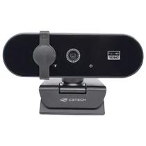Webcam C3Tech Wb-150Bk, Full Hd 1080P, Plug And Play, 30Fps