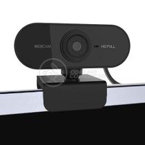 Webcam Câmera FULL HD 1080p com Microfone USB 2.0 Profissional Pc Tv Notebook Jogos 360º - PC-W1