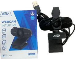 Webcam Câmera Vídeoconferência C/ Microfone Full HD Intuitive