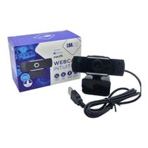 Webcam Câmera Vídeoconferência C/ Microfone Full HD Intuitive - Luatek