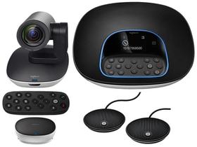 Webcam com Expansao de Microfones Logitech Group 960-001060