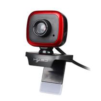 Webcam com vídeo HD 480P ajustável em 360 graus com microfone