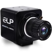 Webcam ELP, câmera USB, zoom manual, 2MP, 1080p para vigilância