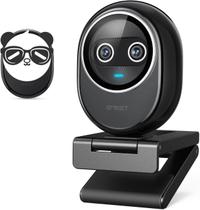 Webcam EMEET Piko+ 4K com câmera dupla alimentada por IA com 3 microfones