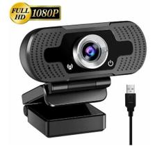Webcam Full Hd 1080 Usb Câmera Live Resolução Microfone Pc/ios/android NF - Prime