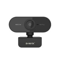 Webcam Full HD 1080p com Microfone Base Giratória Preto