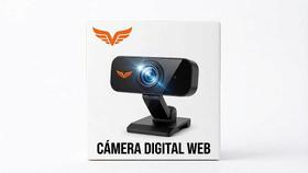 Webcam Full HD 1080P com Microfone Integrado para Chamadas Profissionais