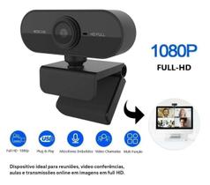 Webcam Full Hd 1080p Microfone Visão Computador Câmera Stream Alta Resolução