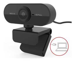 Webcam Full HD 1080P SKYHAWK Microfone Embutido com redução de Ruído Conexão USB Videoconferência