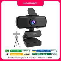 Webcam Full HD 1440p Com Microfone E Tripé Para Desktop E Laptop, Streaming Ao Vivo E Chamadas De