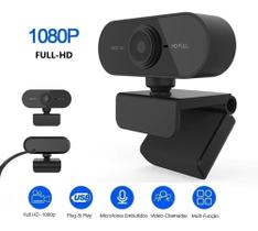 Webcam Full Hd Alta Definição 1080p com Microfone Embutido