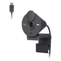Webcam Full Hd Logitech Brio 300 - Grafite Webcam Full Hd Logitech Brio 300 - Grafite