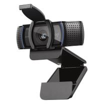 Webcam Full HD Logitech C920s com Microfone Embutido, Proteção de Privacidade, Widescreen 1080p, Com