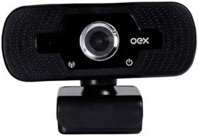 Webcam Full Hd Oex W100 1080P Com Microfone Unidirecional