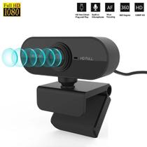 Webcam Full Hd Usb Mini Visão 360º C/ Microfone