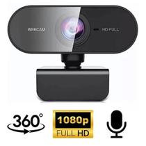 Webcam FullHD 1080P com Microfone - Plug & Play - Enviamos no mesmo dia